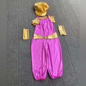 Hip Hop Dance Recital Costume by Weissman. Medium Child. Purple Metallic.